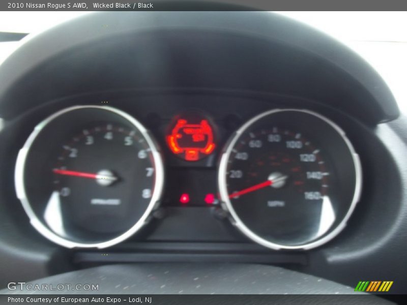 Wicked Black / Black 2010 Nissan Rogue S AWD