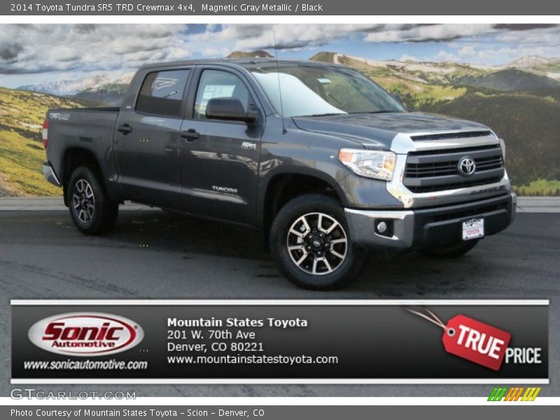 Magnetic Gray Metallic / Black 2014 Toyota Tundra SR5 TRD Crewmax 4x4