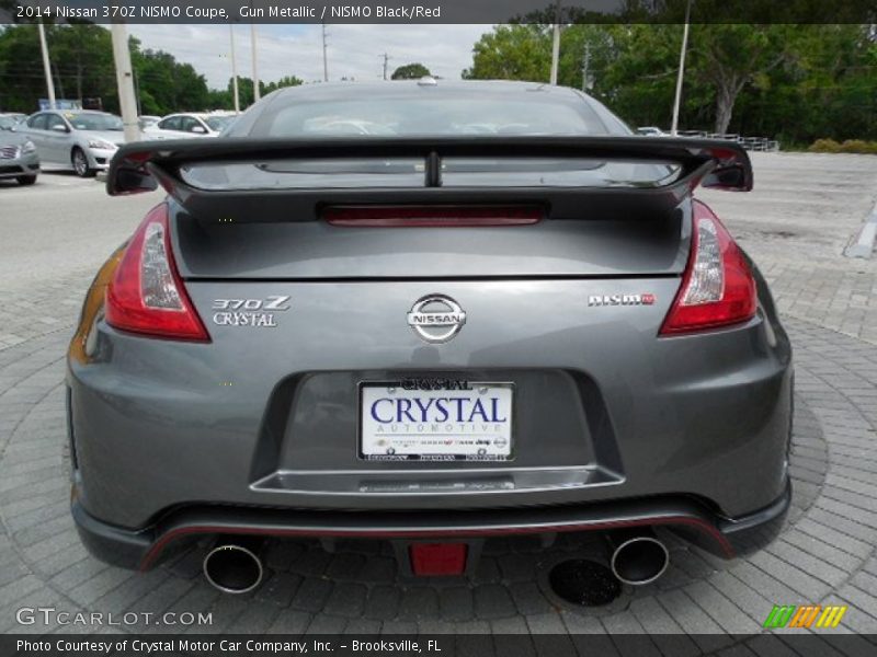Gun Metallic / NISMO Black/Red 2014 Nissan 370Z NISMO Coupe
