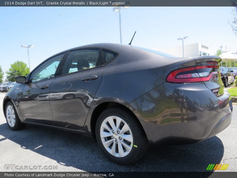 Granite Crystal Metallic / Black/Light Tungsten 2014 Dodge Dart SXT