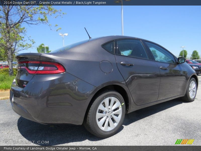 Granite Crystal Metallic / Black/Light Tungsten 2014 Dodge Dart SXT