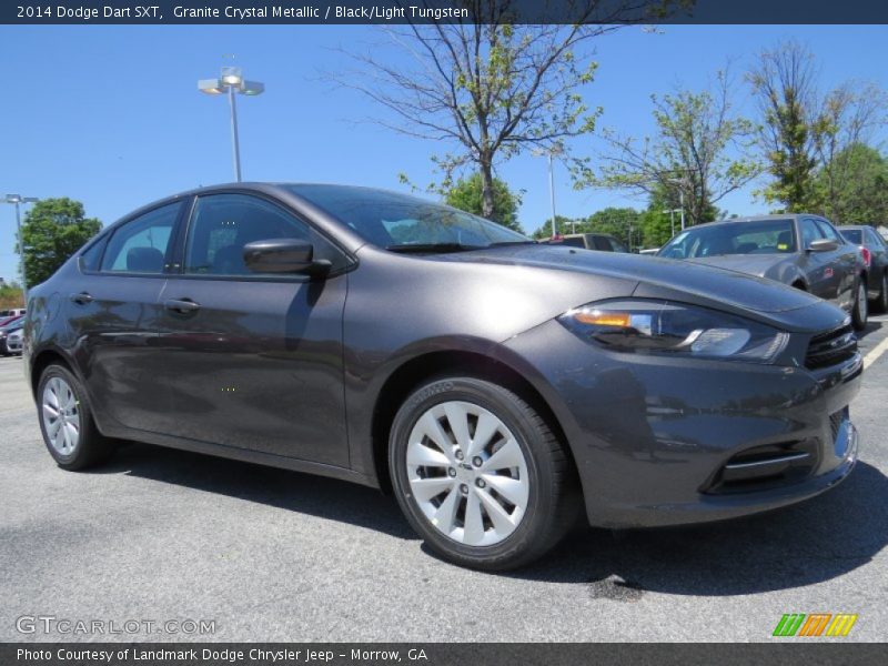 Granite Crystal Metallic / Black/Light Tungsten 2014 Dodge Dart SXT