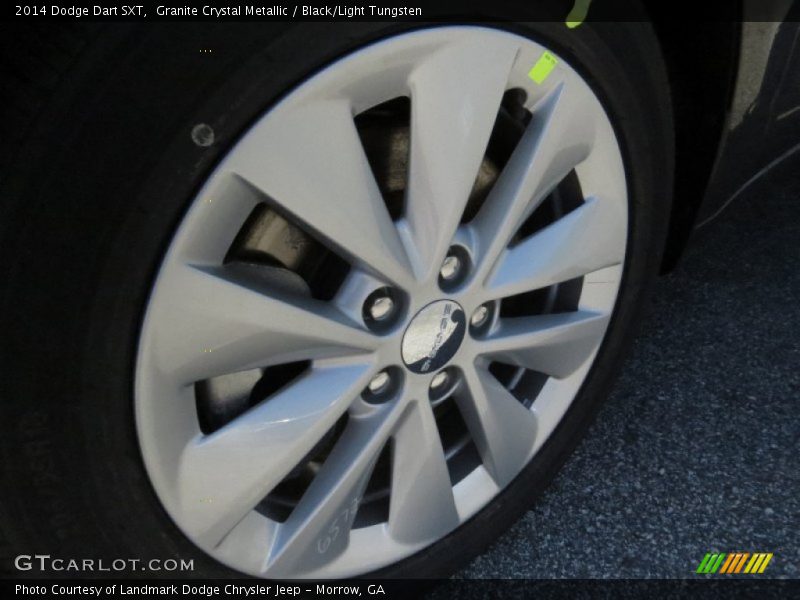 Granite Crystal Metallic / Black/Light Tungsten 2014 Dodge Dart SXT