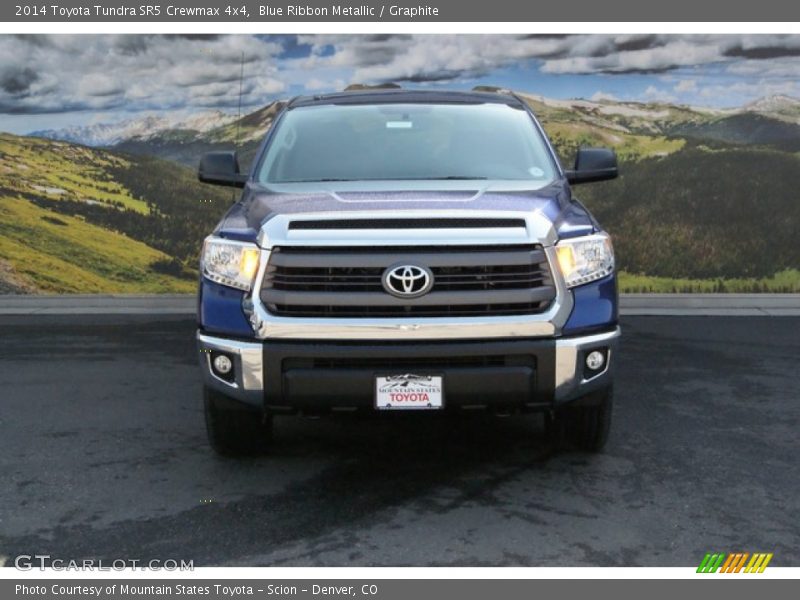 Blue Ribbon Metallic / Graphite 2014 Toyota Tundra SR5 Crewmax 4x4