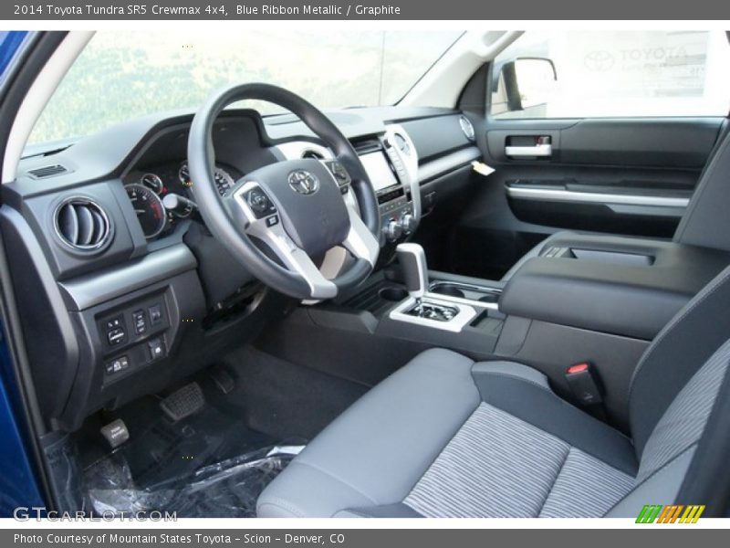 Blue Ribbon Metallic / Graphite 2014 Toyota Tundra SR5 Crewmax 4x4