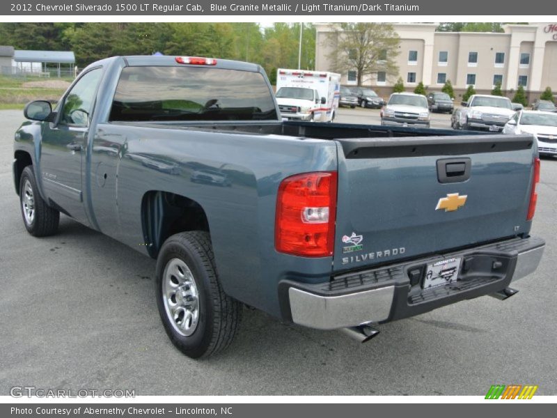 Blue Granite Metallic / Light Titanium/Dark Titanium 2012 Chevrolet Silverado 1500 LT Regular Cab