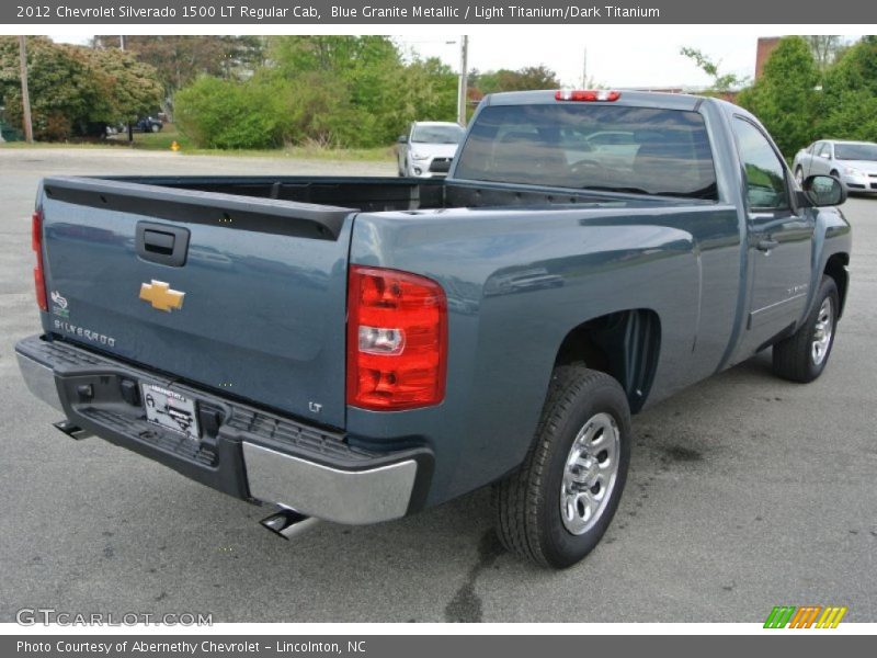 Blue Granite Metallic / Light Titanium/Dark Titanium 2012 Chevrolet Silverado 1500 LT Regular Cab