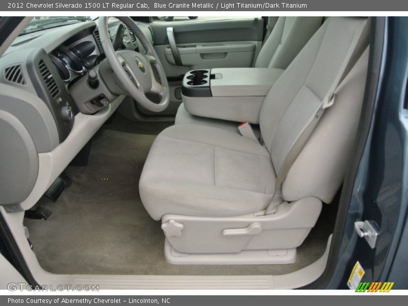 Blue Granite Metallic / Light Titanium/Dark Titanium 2012 Chevrolet Silverado 1500 LT Regular Cab
