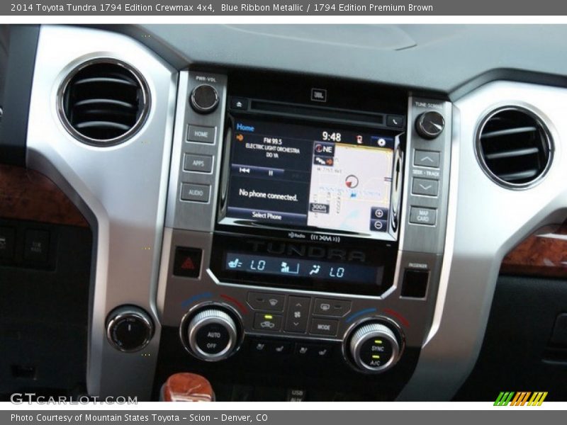 Blue Ribbon Metallic / 1794 Edition Premium Brown 2014 Toyota Tundra 1794 Edition Crewmax 4x4