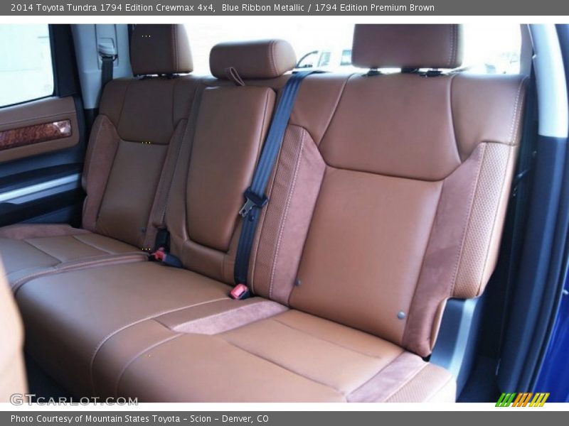 Blue Ribbon Metallic / 1794 Edition Premium Brown 2014 Toyota Tundra 1794 Edition Crewmax 4x4
