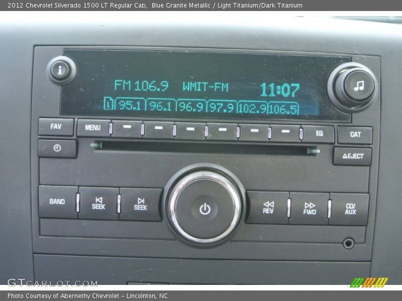 Audio System of 2012 Silverado 1500 LT Regular Cab