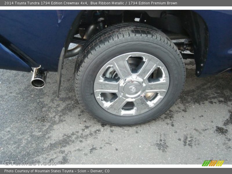 Blue Ribbon Metallic / 1794 Edition Premium Brown 2014 Toyota Tundra 1794 Edition Crewmax 4x4
