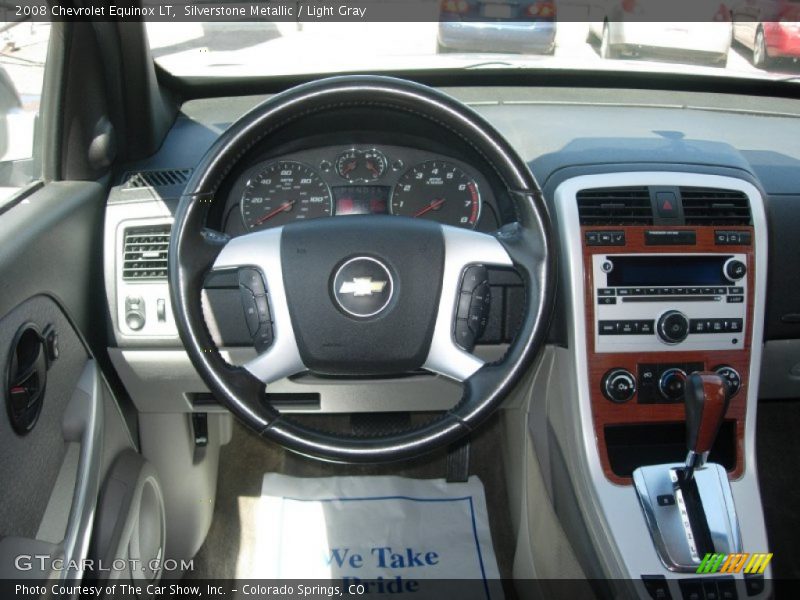 Silverstone Metallic / Light Gray 2008 Chevrolet Equinox LT