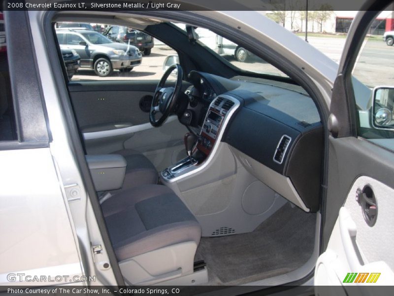Silverstone Metallic / Light Gray 2008 Chevrolet Equinox LT