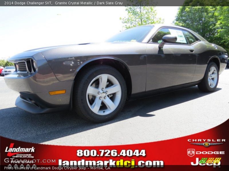 Granite Crystal Metallic / Dark Slate Gray 2014 Dodge Challenger SXT