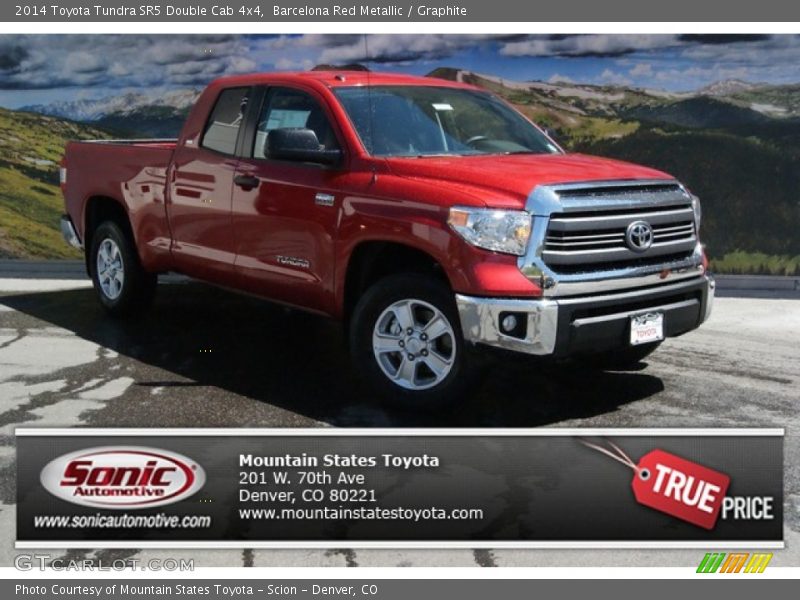 Barcelona Red Metallic / Graphite 2014 Toyota Tundra SR5 Double Cab 4x4