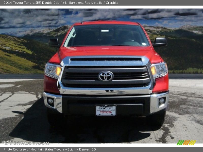 Barcelona Red Metallic / Graphite 2014 Toyota Tundra SR5 Double Cab 4x4