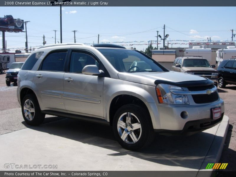 Silverstone Metallic / Light Gray 2008 Chevrolet Equinox LT