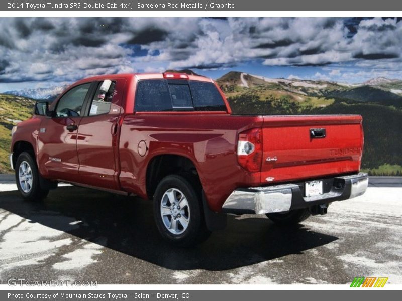Barcelona Red Metallic / Graphite 2014 Toyota Tundra SR5 Double Cab 4x4