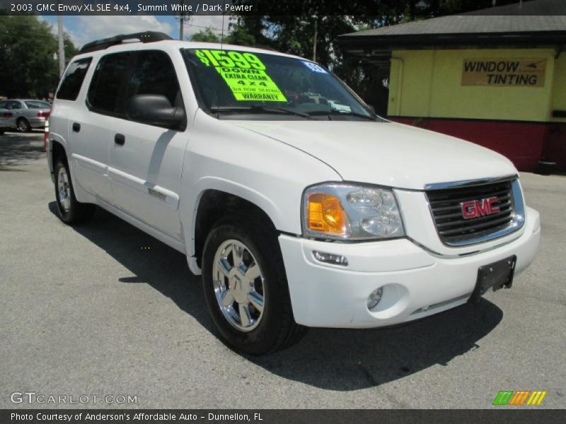 Summit White / Dark Pewter 2003 GMC Envoy XL SLE 4x4