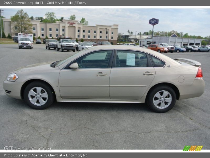 Gold Mist Metallic / Ebony 2009 Chevrolet Impala LT