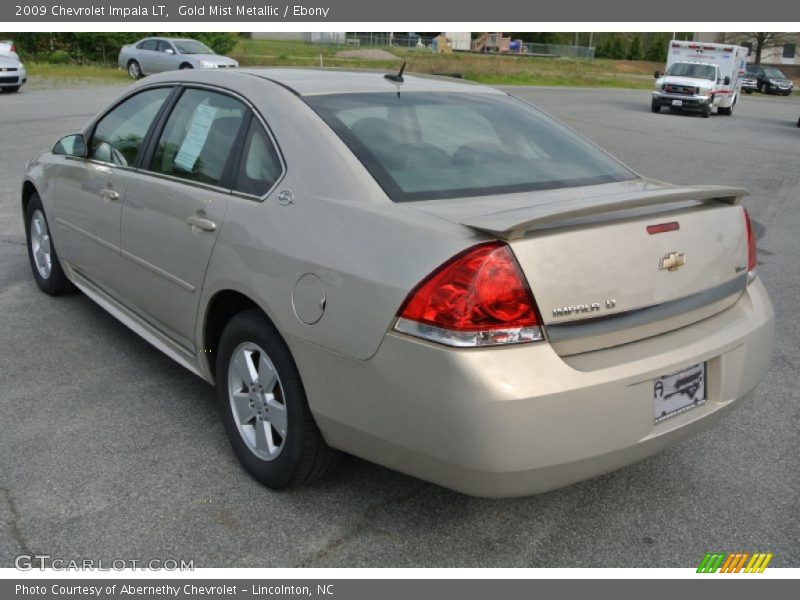 Gold Mist Metallic / Ebony 2009 Chevrolet Impala LT