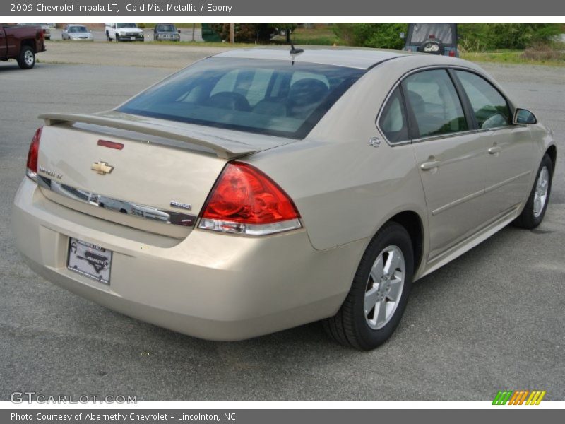 Gold Mist Metallic / Ebony 2009 Chevrolet Impala LT