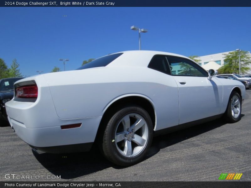 Bright White / Dark Slate Gray 2014 Dodge Challenger SXT