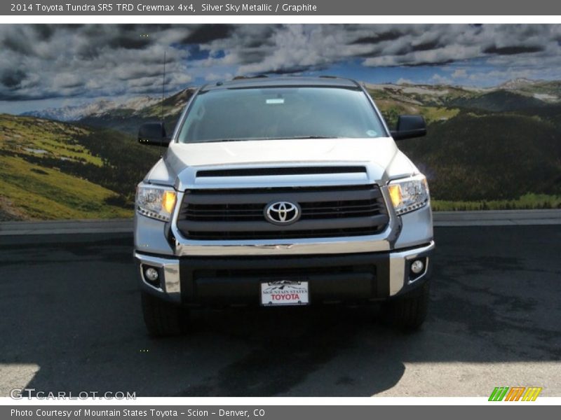 Silver Sky Metallic / Graphite 2014 Toyota Tundra SR5 TRD Crewmax 4x4