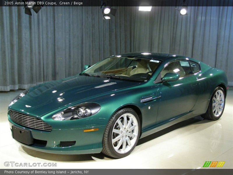 Green / Beige 2005 Aston Martin DB9 Coupe