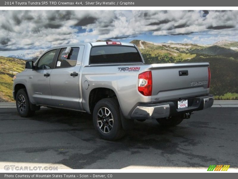 Silver Sky Metallic / Graphite 2014 Toyota Tundra SR5 TRD Crewmax 4x4