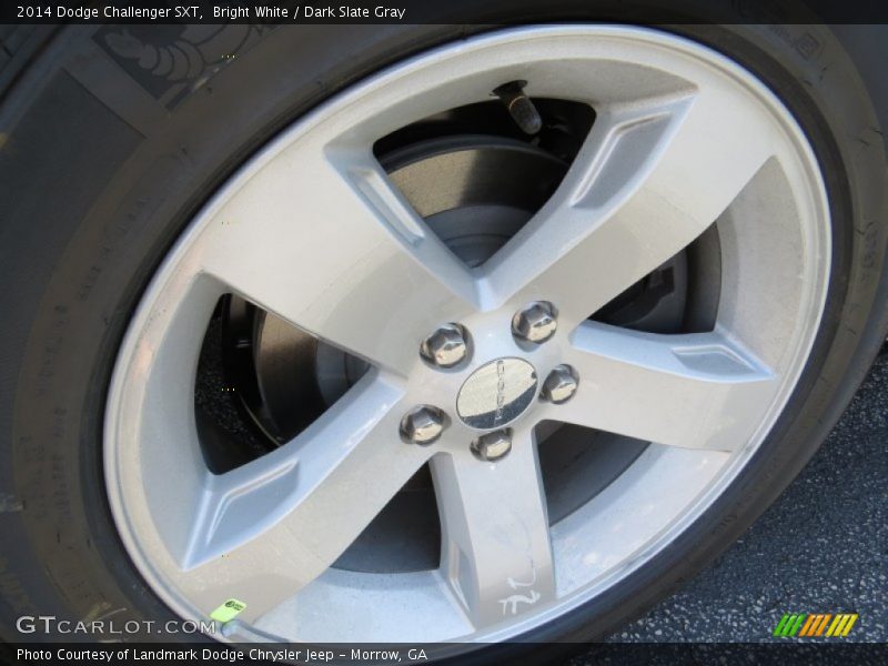 Bright White / Dark Slate Gray 2014 Dodge Challenger SXT