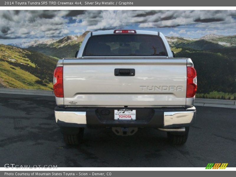 Silver Sky Metallic / Graphite 2014 Toyota Tundra SR5 TRD Crewmax 4x4