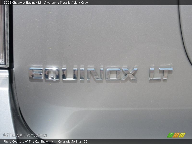 Silverstone Metallic / Light Gray 2008 Chevrolet Equinox LT