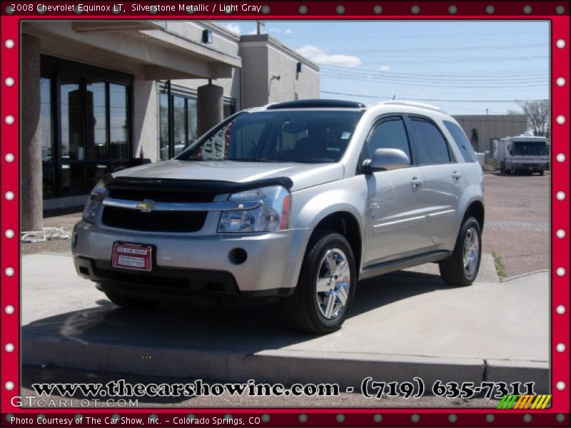 Silverstone Metallic / Light Gray 2008 Chevrolet Equinox LT