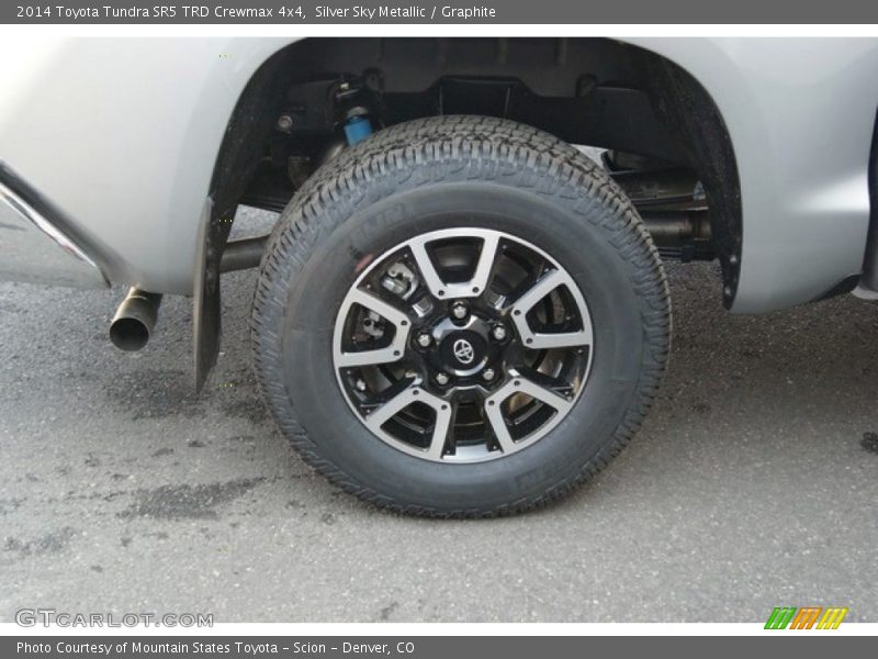 Silver Sky Metallic / Graphite 2014 Toyota Tundra SR5 TRD Crewmax 4x4