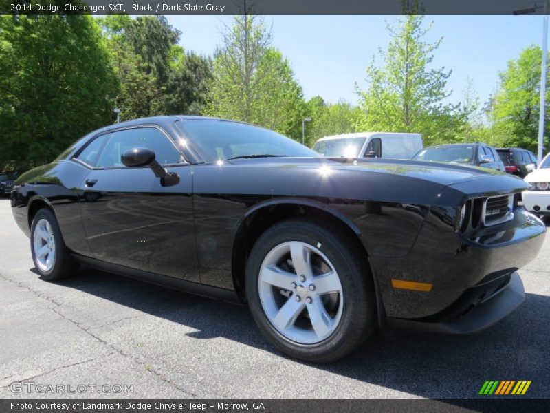 Black / Dark Slate Gray 2014 Dodge Challenger SXT