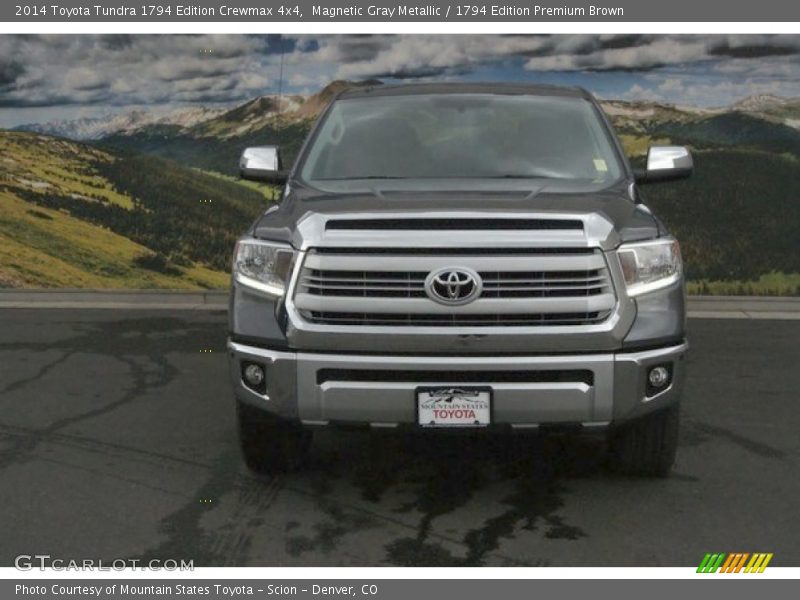 Magnetic Gray Metallic / 1794 Edition Premium Brown 2014 Toyota Tundra 1794 Edition Crewmax 4x4