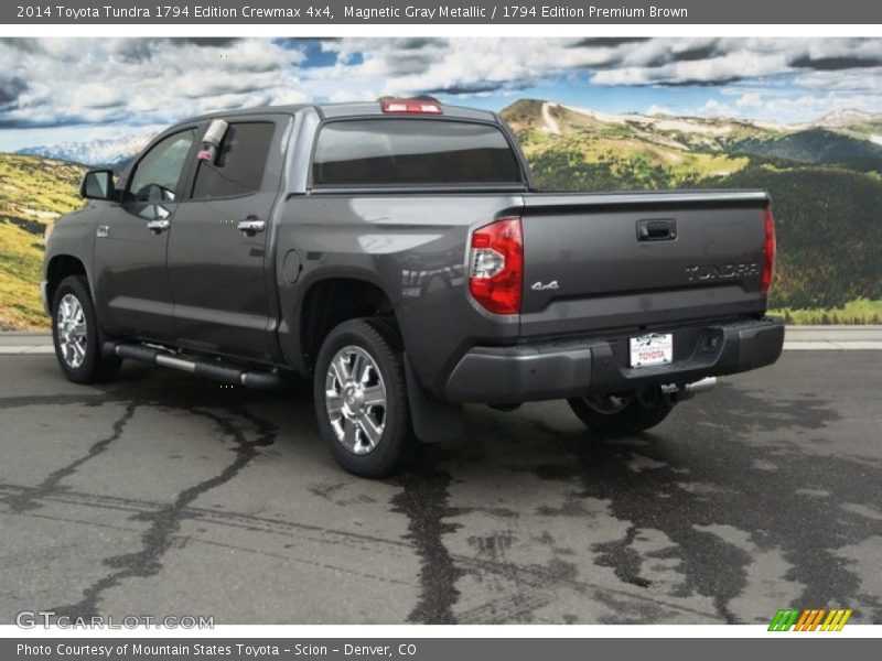Magnetic Gray Metallic / 1794 Edition Premium Brown 2014 Toyota Tundra 1794 Edition Crewmax 4x4