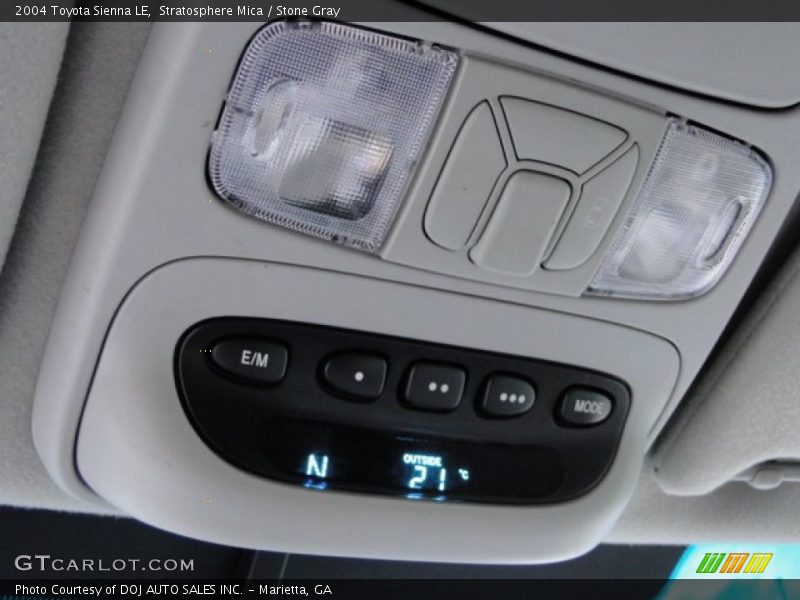 Stratosphere Mica / Stone Gray 2004 Toyota Sienna LE