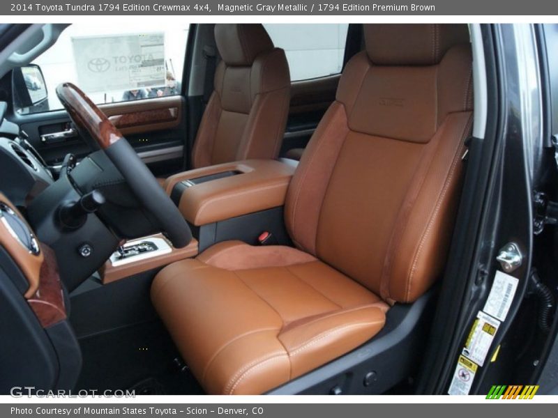 Magnetic Gray Metallic / 1794 Edition Premium Brown 2014 Toyota Tundra 1794 Edition Crewmax 4x4