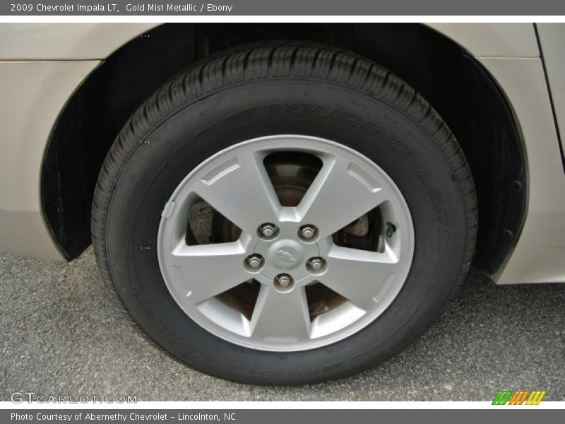 Gold Mist Metallic / Ebony 2009 Chevrolet Impala LT