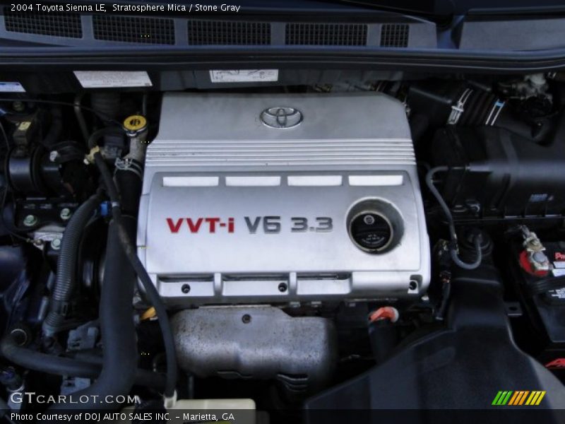 Stratosphere Mica / Stone Gray 2004 Toyota Sienna LE