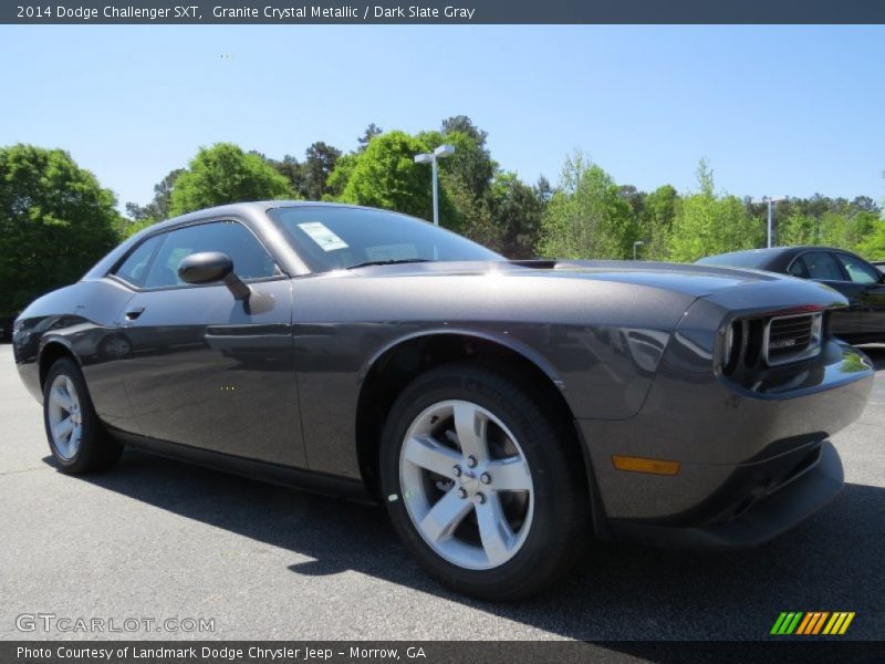 Granite Crystal Metallic / Dark Slate Gray 2014 Dodge Challenger SXT