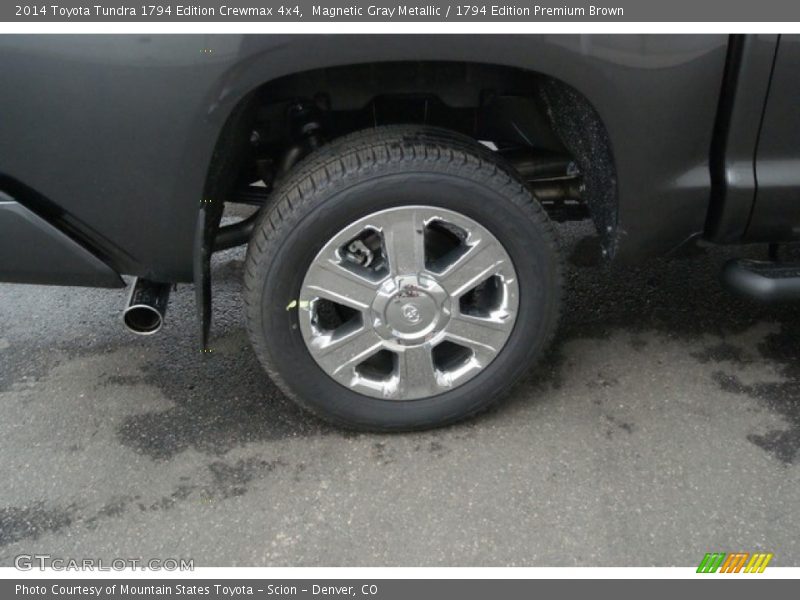 Magnetic Gray Metallic / 1794 Edition Premium Brown 2014 Toyota Tundra 1794 Edition Crewmax 4x4