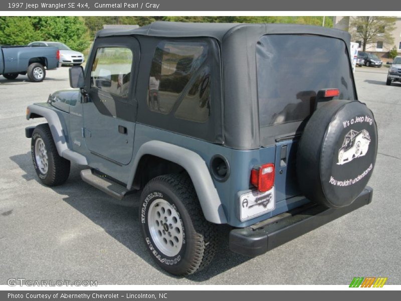 Gunmetal Pearl / Gray 1997 Jeep Wrangler SE 4x4