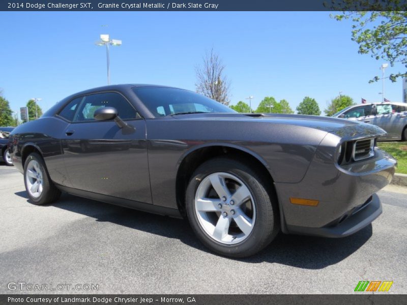 Granite Crystal Metallic / Dark Slate Gray 2014 Dodge Challenger SXT