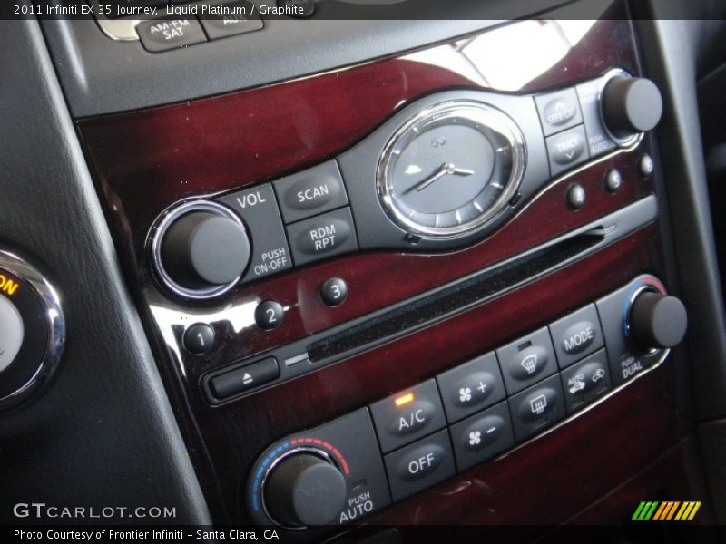 Liquid Platinum / Graphite 2011 Infiniti EX 35 Journey