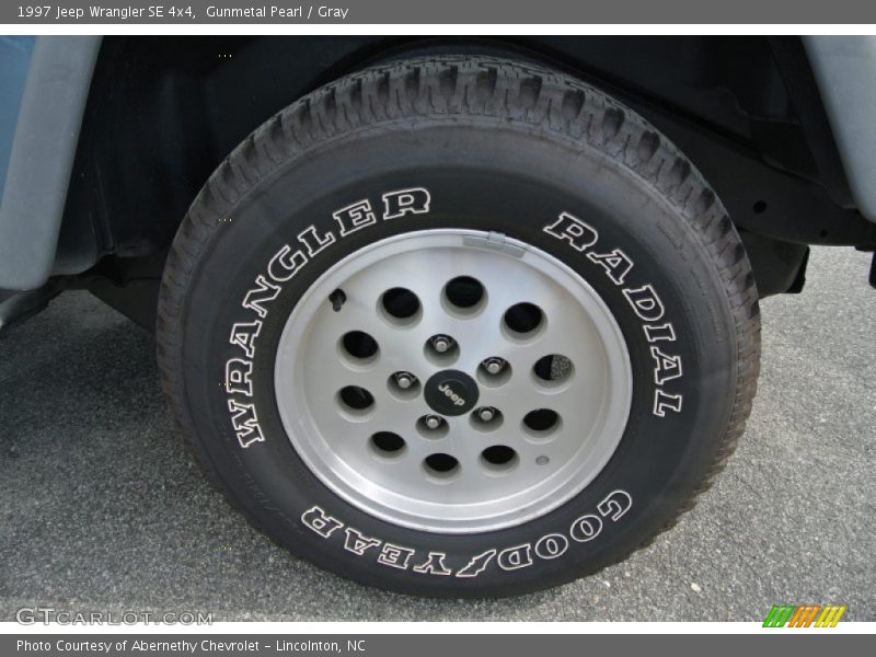 Gunmetal Pearl / Gray 1997 Jeep Wrangler SE 4x4