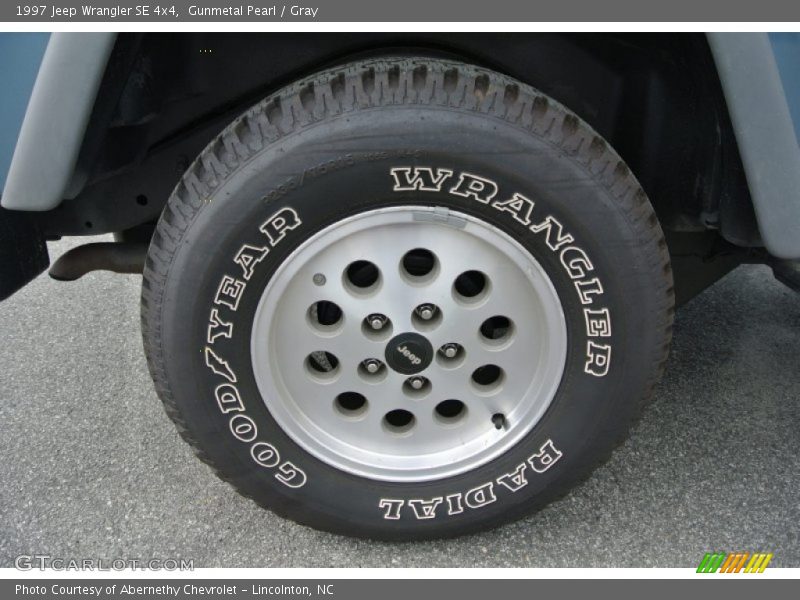 Gunmetal Pearl / Gray 1997 Jeep Wrangler SE 4x4